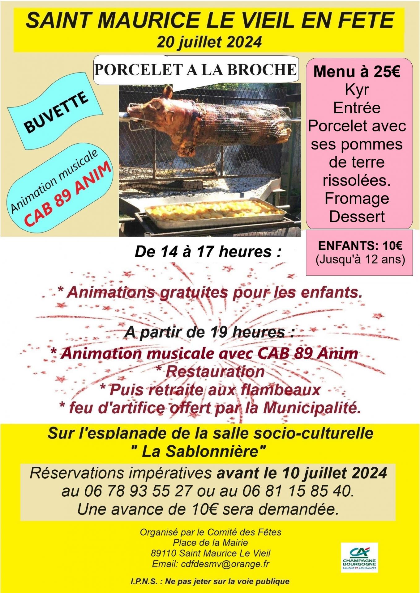 20/07/2024 SAINT-MAURICE-LE-VIEIL EN FÊTE